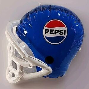 NFL Helmet Game Day Pepsi Promotional Inflatable Iconic Blue Red Pepsi Logo